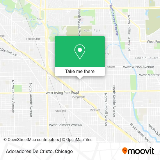 Adoradores De Cristo map
