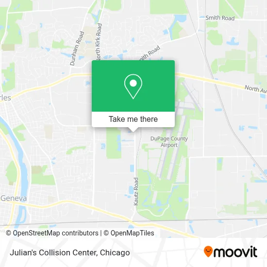 Julian's Collision Center map