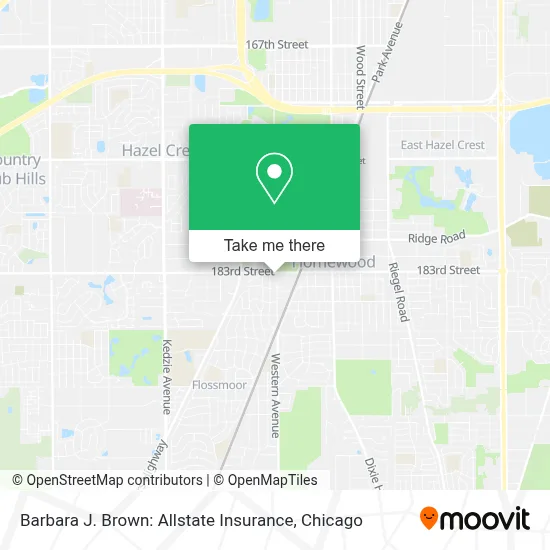 Barbara J. Brown: Allstate Insurance map