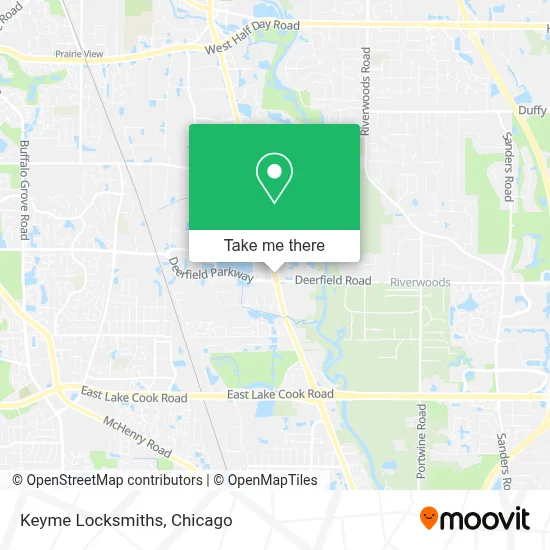 Keyme Locksmiths map