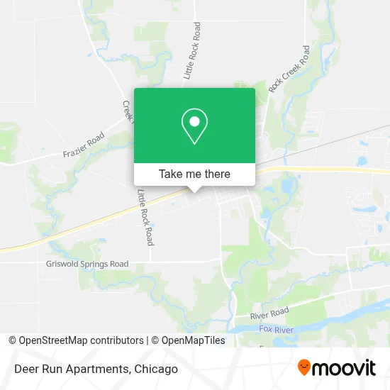 Deer Run Apartments map