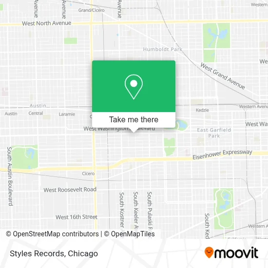 Styles Records map