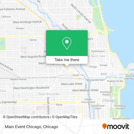 Main Event Chicago map