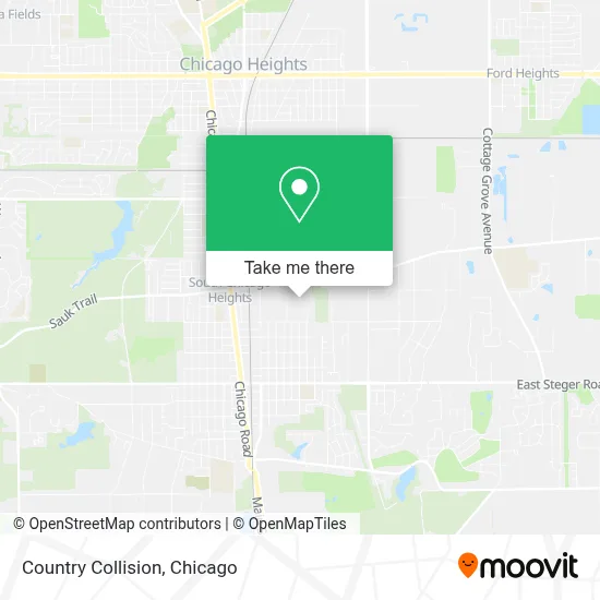 Country Collision map