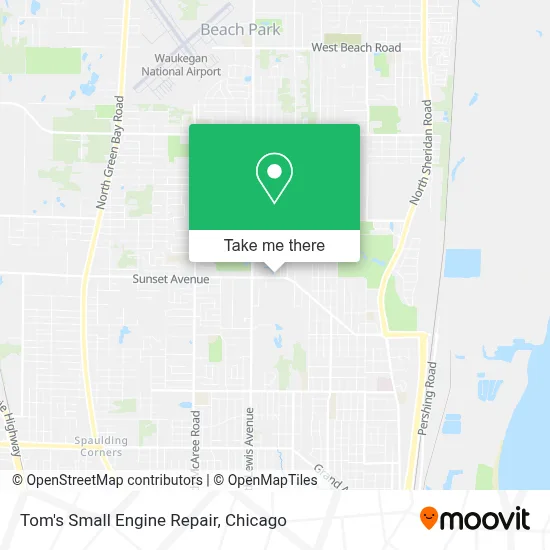 Tom's Small Engine Repair map