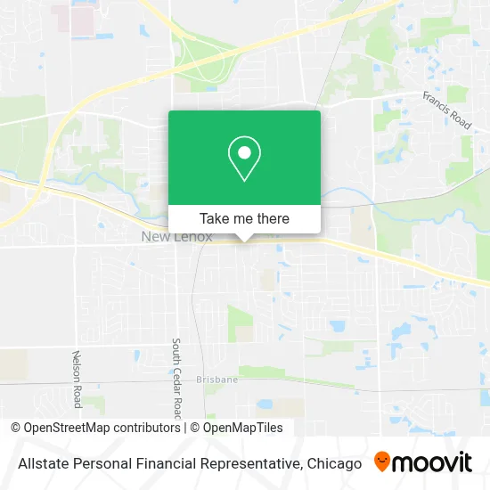 Allstate Personal Financial Representative map