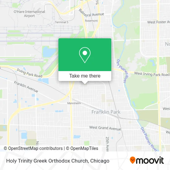 Holy Trinity Greek Orthodox Church map