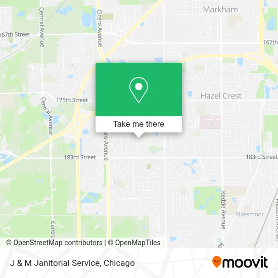 J & M Janitorial Service map