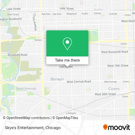Skye's Entertainment map