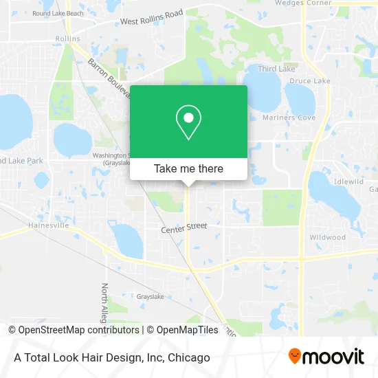 A Total Look Hair Design, Inc map