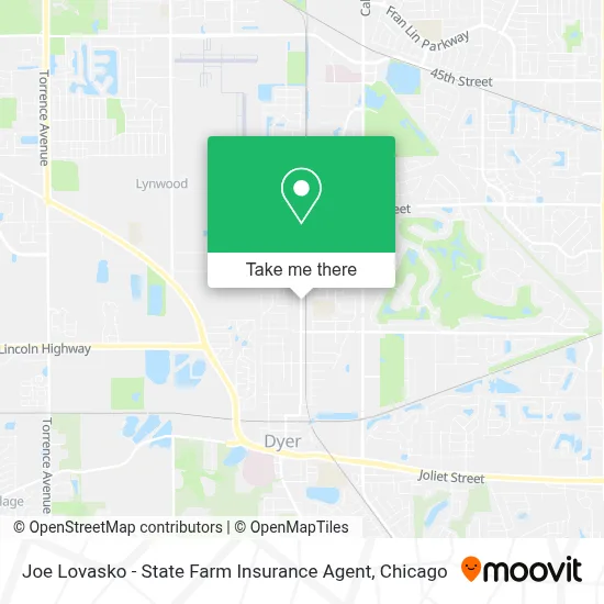 Joe Lovasko - State Farm Insurance Agent map
