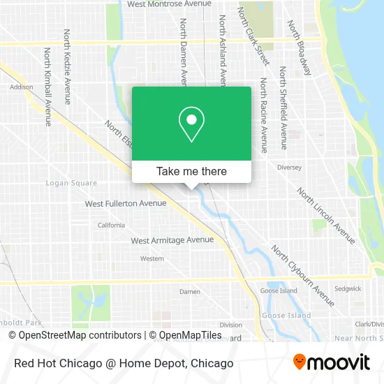 Red Hot Chicago @ Home Depot map