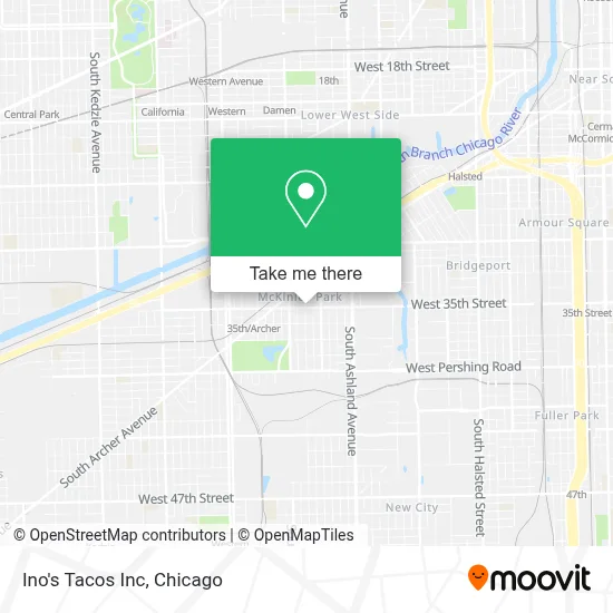 Ino's Tacos Inc map