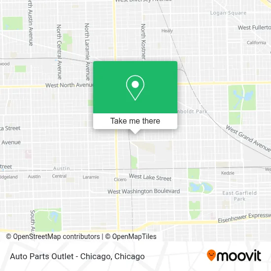 Auto Parts Outlet - Chicago map