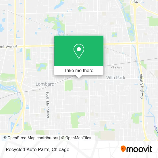 Recycled Auto Parts map