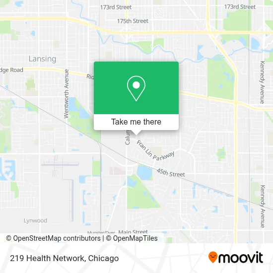 219 Health Network map