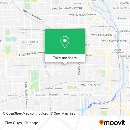 Five Guys map