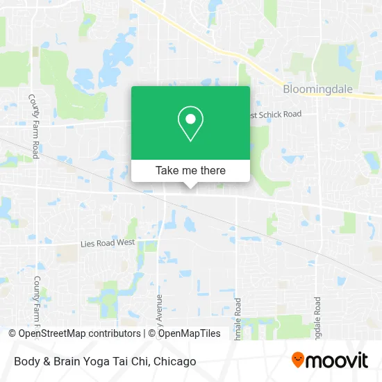 Body & Brain Yoga Tai Chi map