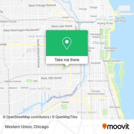 Western Union map