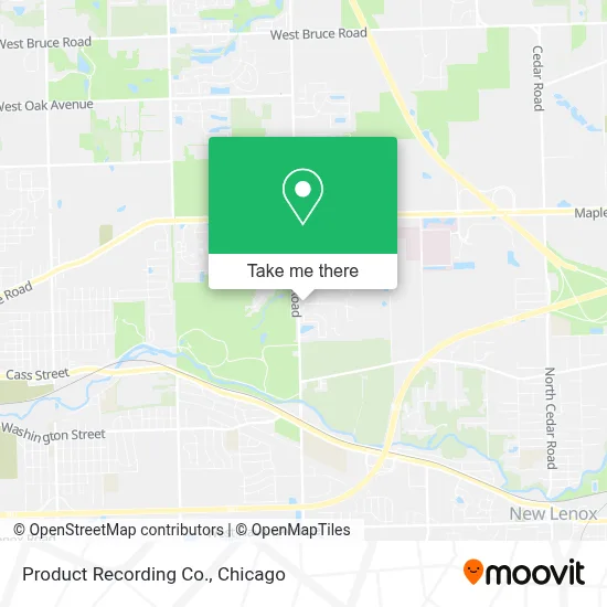 Product Recording Co. map