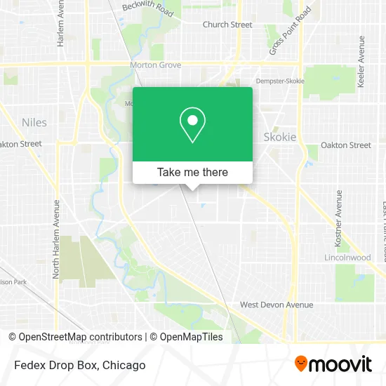 Fedex Drop Box map