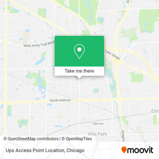 Ups Access Point Location map