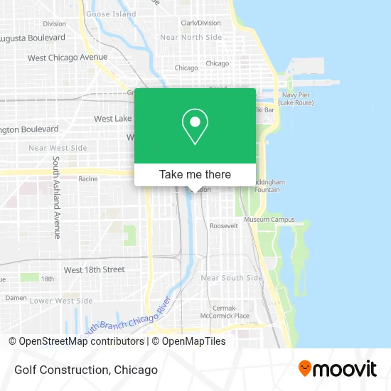 Golf Construction map