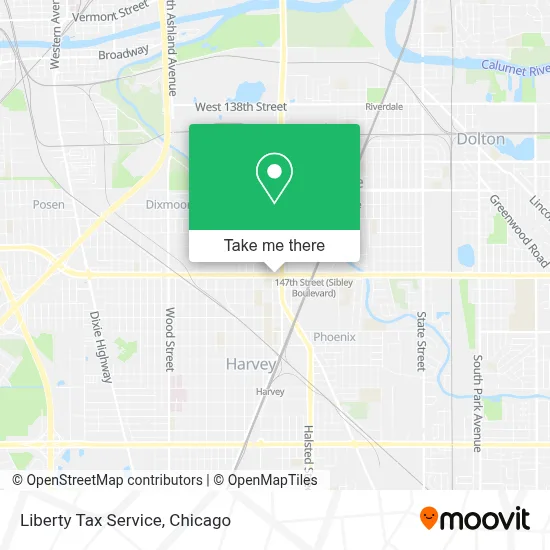 Liberty Tax Service map