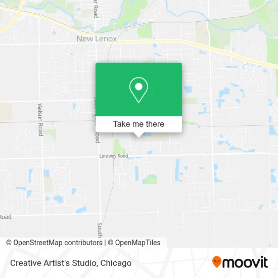 Creative Artist's Studio map