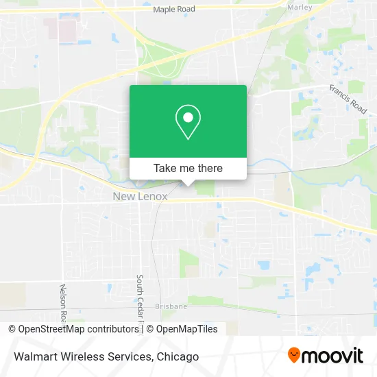 Walmart Wireless Services map