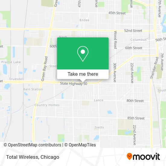Total Wireless map