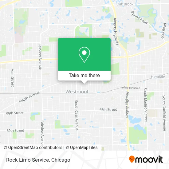 Rock Limo Service map