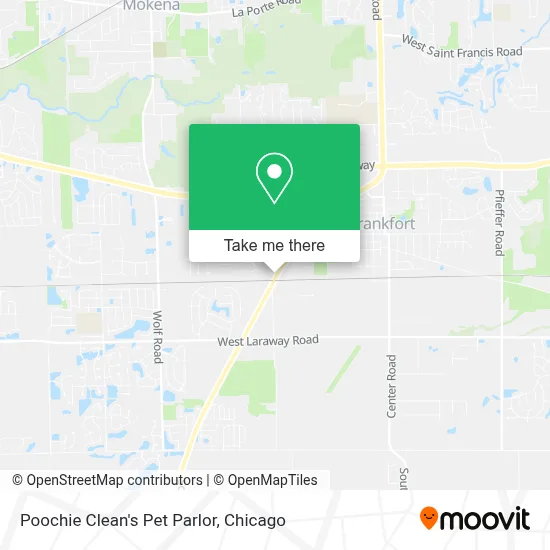 Poochie Clean's Pet Parlor map