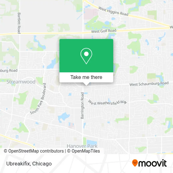 Ubreakifix map