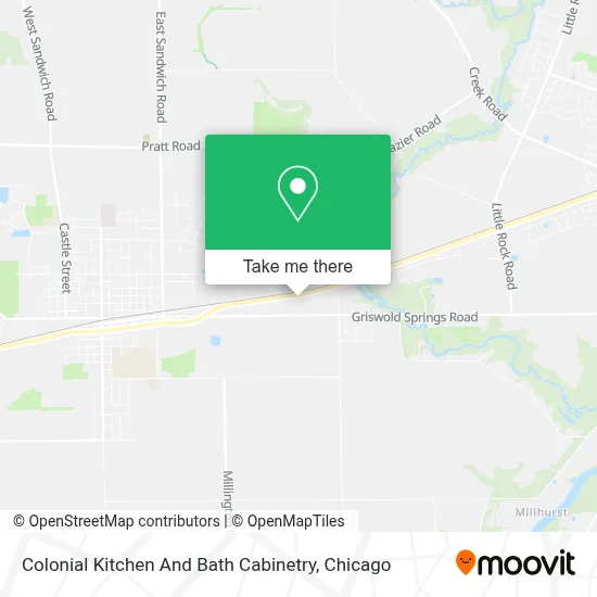 Colonial Kitchen And Bath Cabinetry map