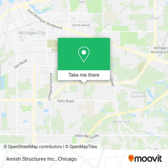 Amish Structures Inc. map