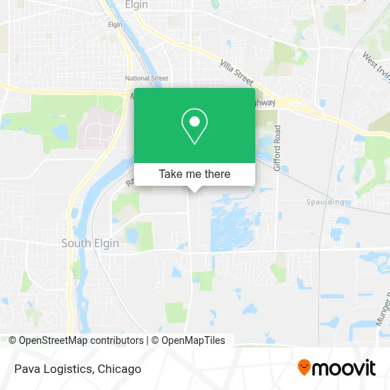 Pava Logistics map
