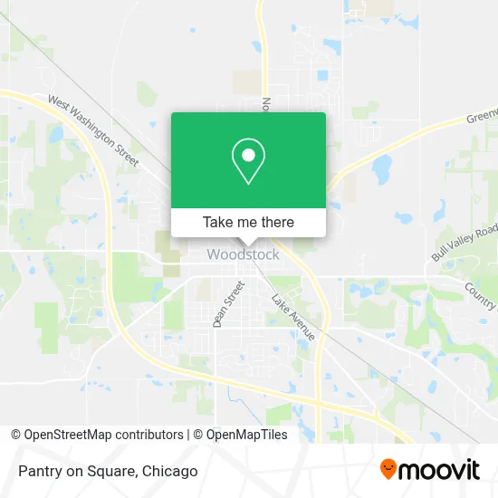 Pantry on Square map