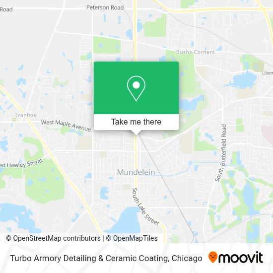 Turbo Armory Detailing & Ceramic Coating map
