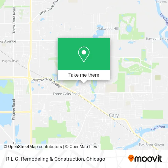 R.L.G. Remodeling & Construction map