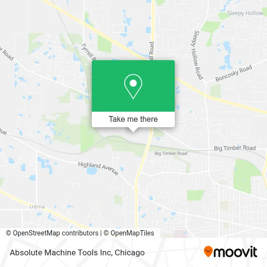 Absolute Machine Tools Inc map