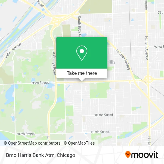 Bmo Harris Bank Atm map