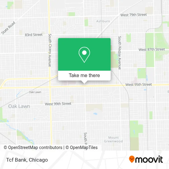 Tcf Bank map