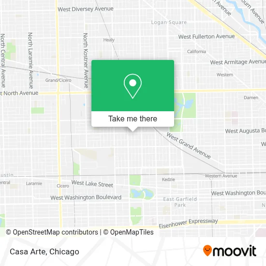 Casa Arte map