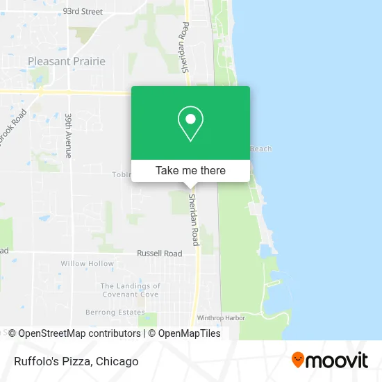 Ruffolo's Pizza map