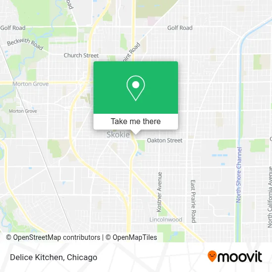Delice Kitchen map