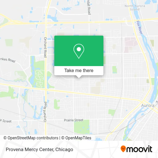 Provena Mercy Center map