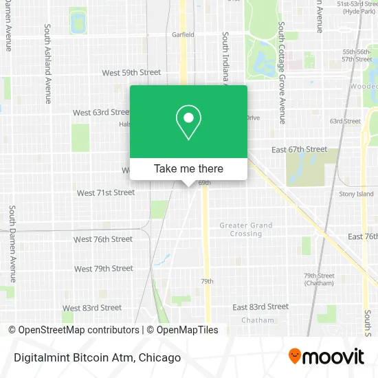 Digitalmint Bitcoin Atm map