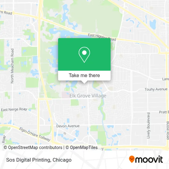 Sos Digital Printing map