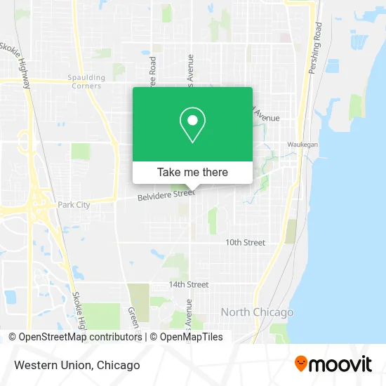 Western Union map